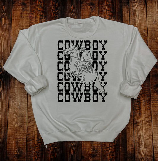 Cowboy crewneck